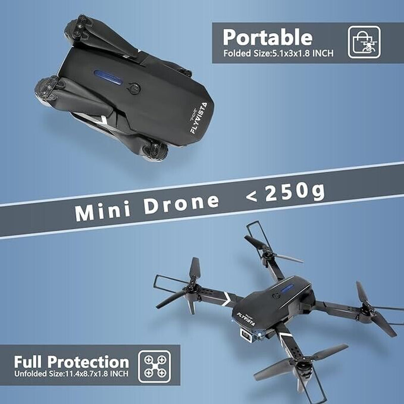 Mini Drone with Camera HD 1080P Foldable Quadcopter