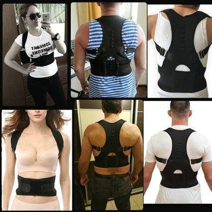 Flexible Back Brace To Fix Your Posture & Back Pain for Men/Women