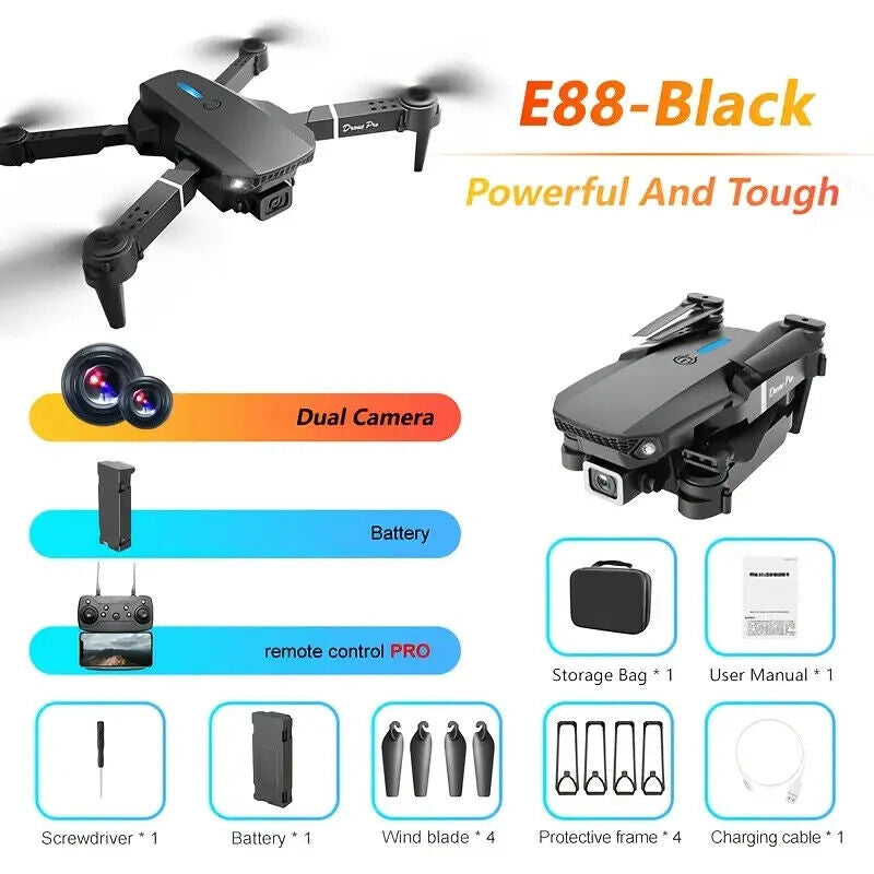 Mini Drone with Camera HD 1080P Foldable Quadcopter