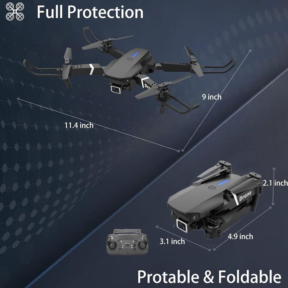 Mini Drone with Camera HD 1080P Foldable Quadcopter