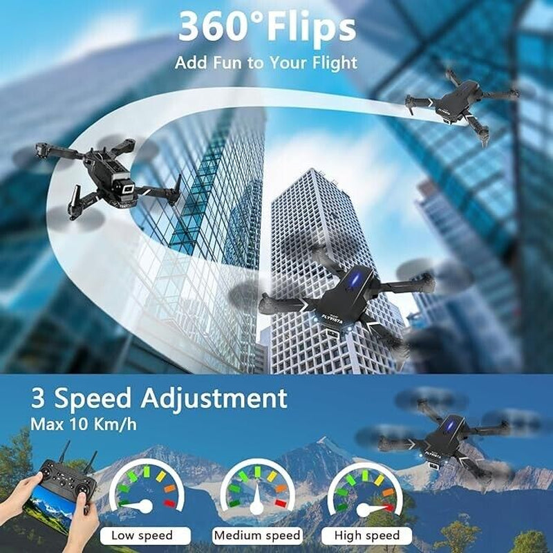 Mini Drone with Camera HD 1080P Foldable Quadcopter