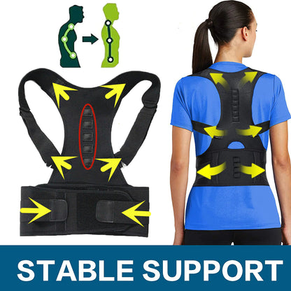 Flexible Back Brace To Fix Your Posture & Back Pain for Men/Women