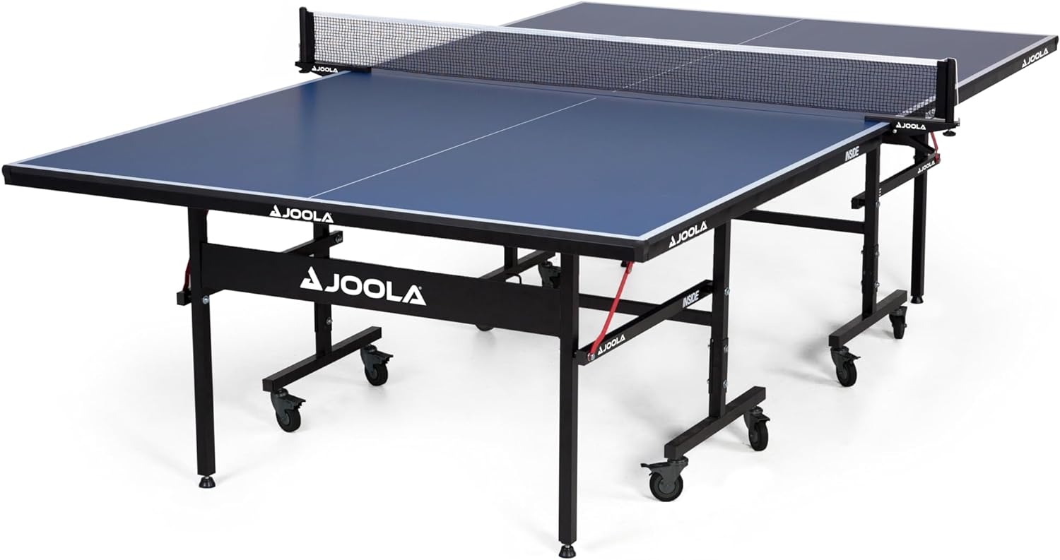 Indoor Table Tennis with Quick Clamp Ping Pong Net and Post Set