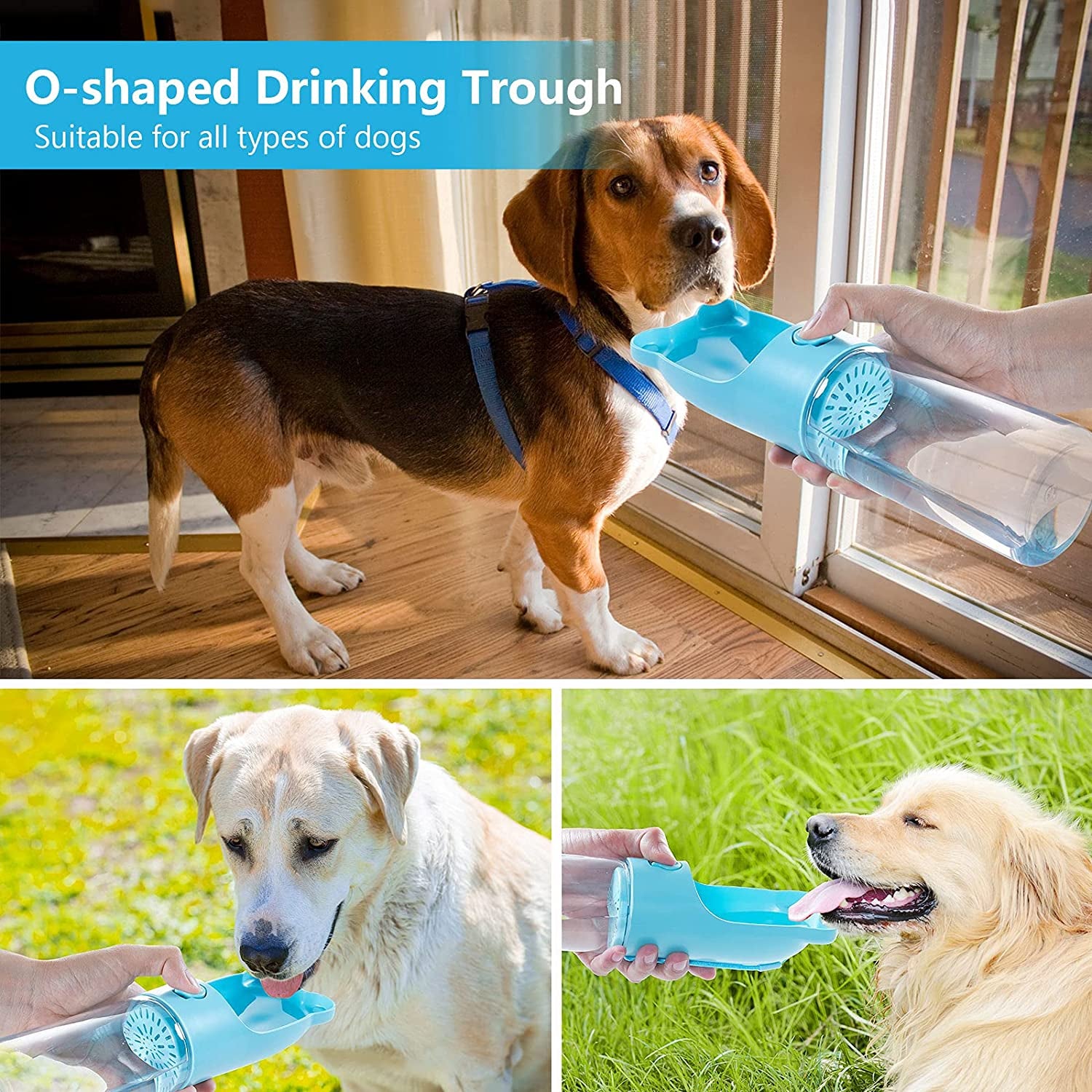 Portable Pet Water Bottle with Filter