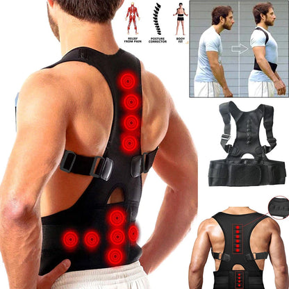 Flexible Back Brace To Fix Your Posture & Back Pain for Men/Women