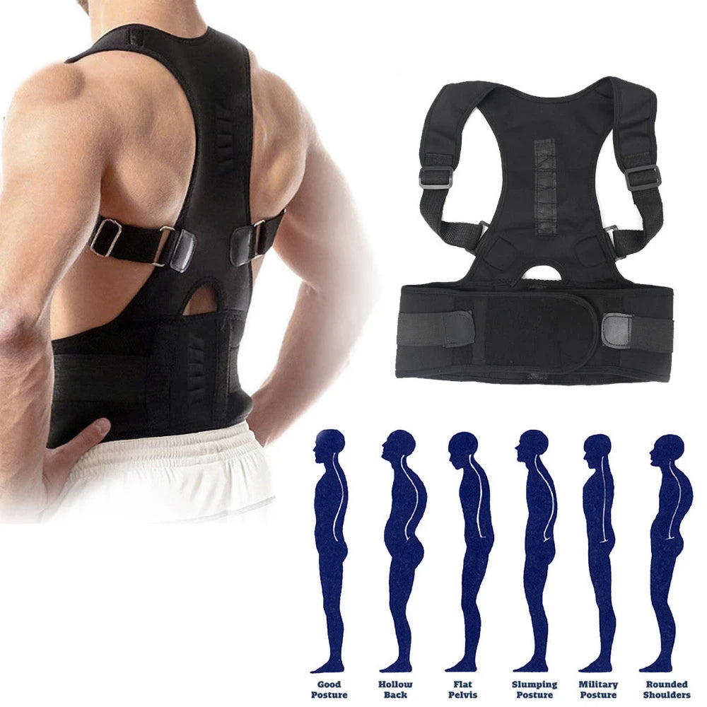 Flexible Back Brace To Fix Your Posture & Back Pain for Men/Women