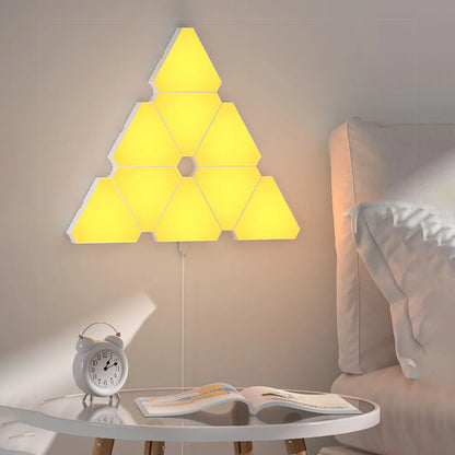 Bluetooth LED Triangular Decoration