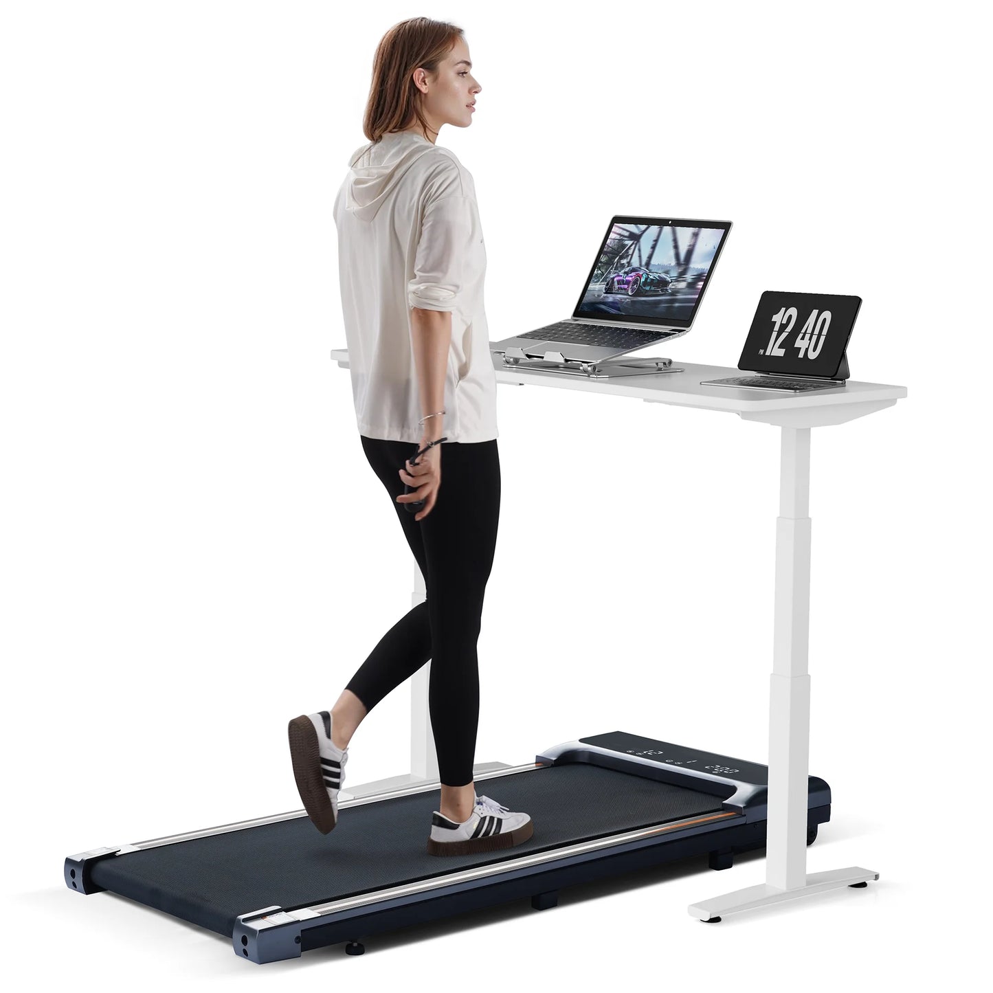 Walking Pad under Desk Treadmill with Remote Control