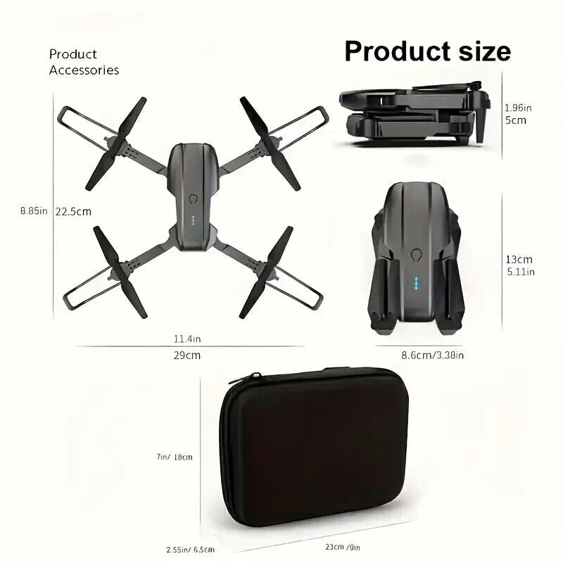 Mini Drone with Camera HD 1080P Foldable Quadcopter